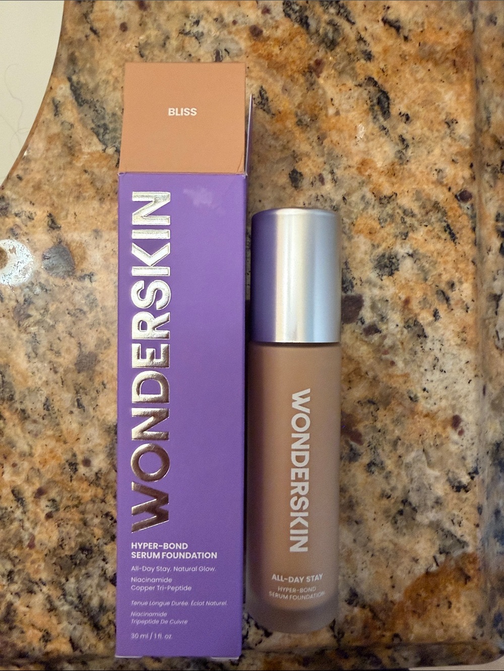 Wonderskin Hyper-Bond Serum Foundation - Bliss (Warm Tan)